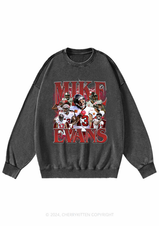 Red Mike Y2K Super Bowl Washed Sweatshirts Cherrykitten