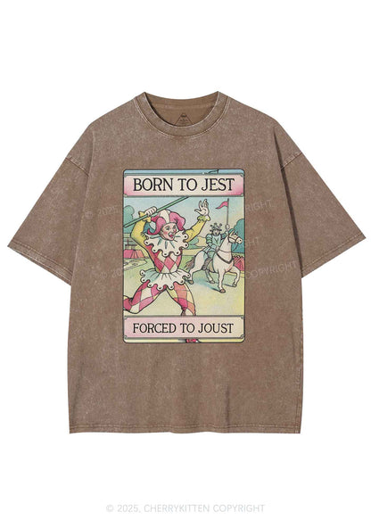 Forced To Joust Y2K Washed Tee Cherrykitten