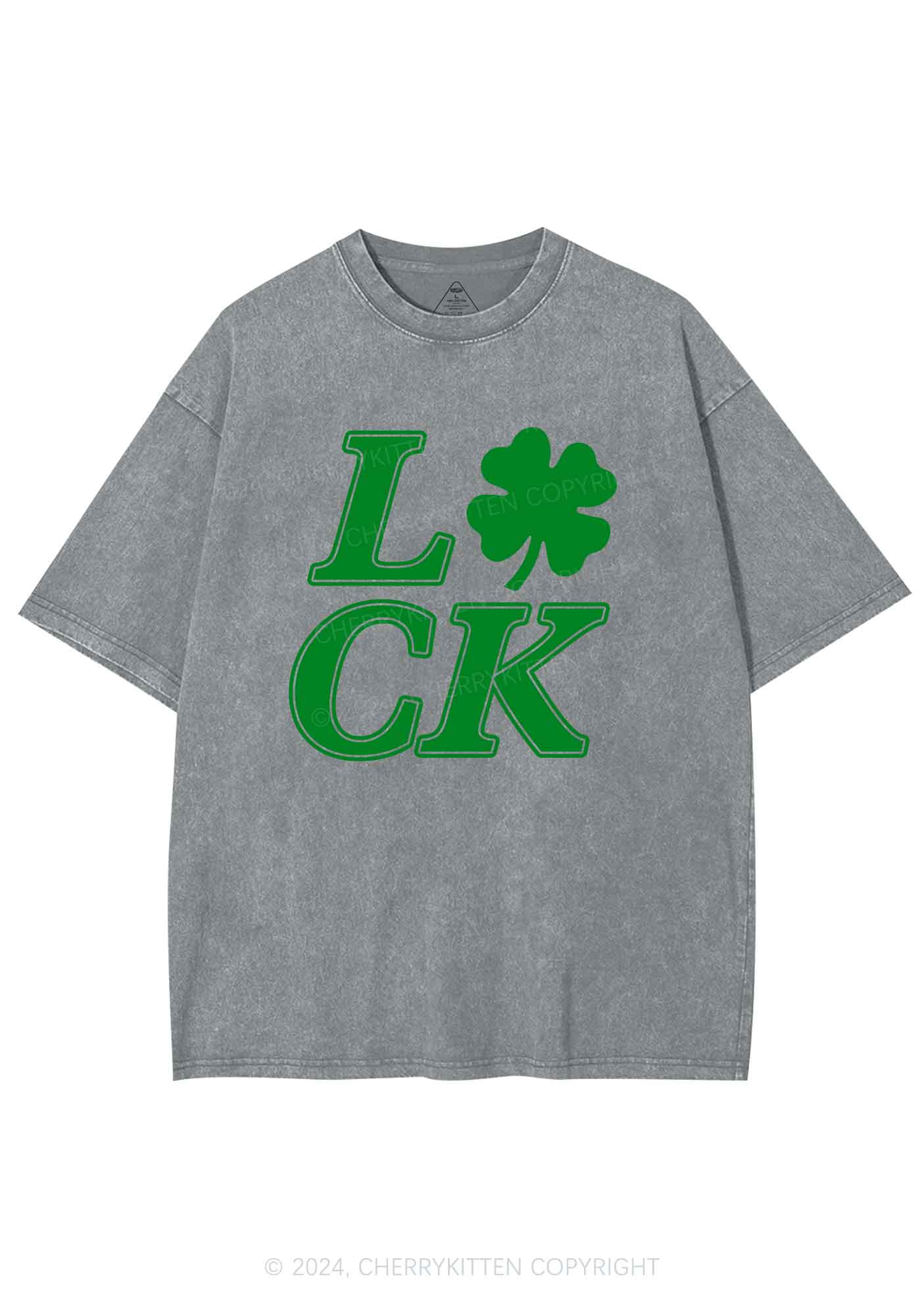 I Love CK St Patricks Y2K Washed Tee Cherrykitten