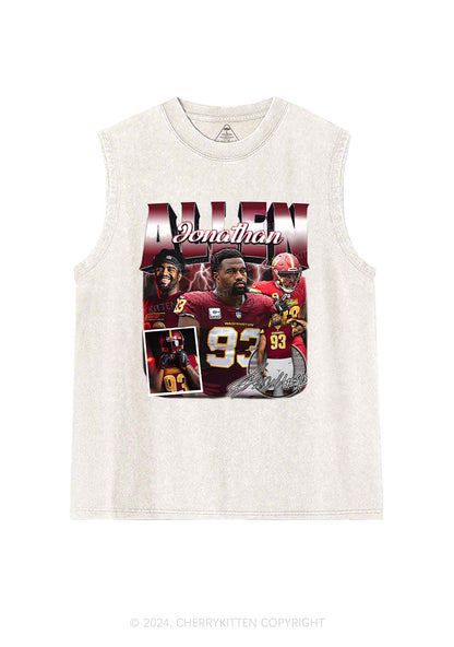 Red Allen Y2K Super Bowl Washed Tank Cherrykitten