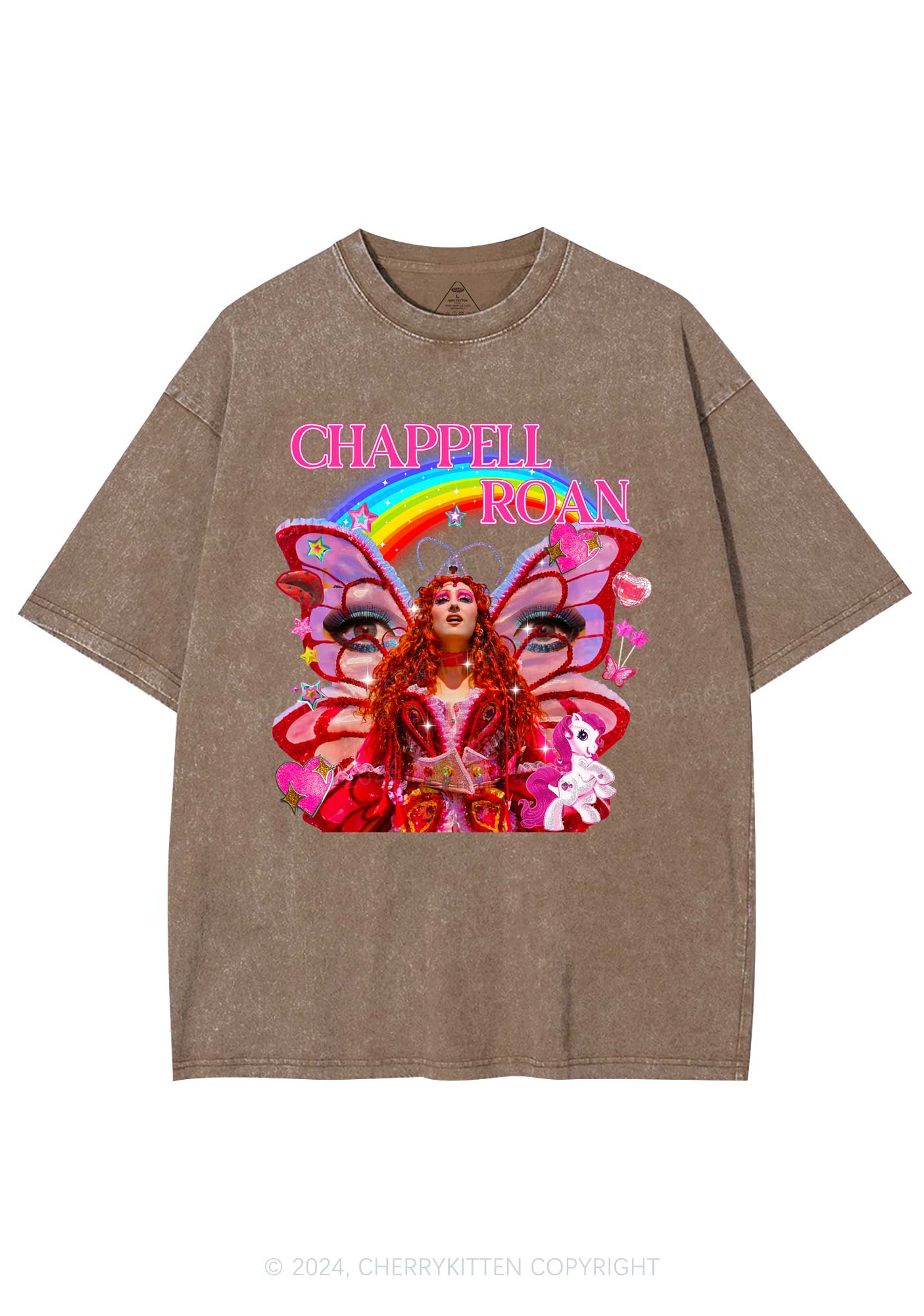 CR Fairy Tour Y2K Washed Tee Cherrykitten