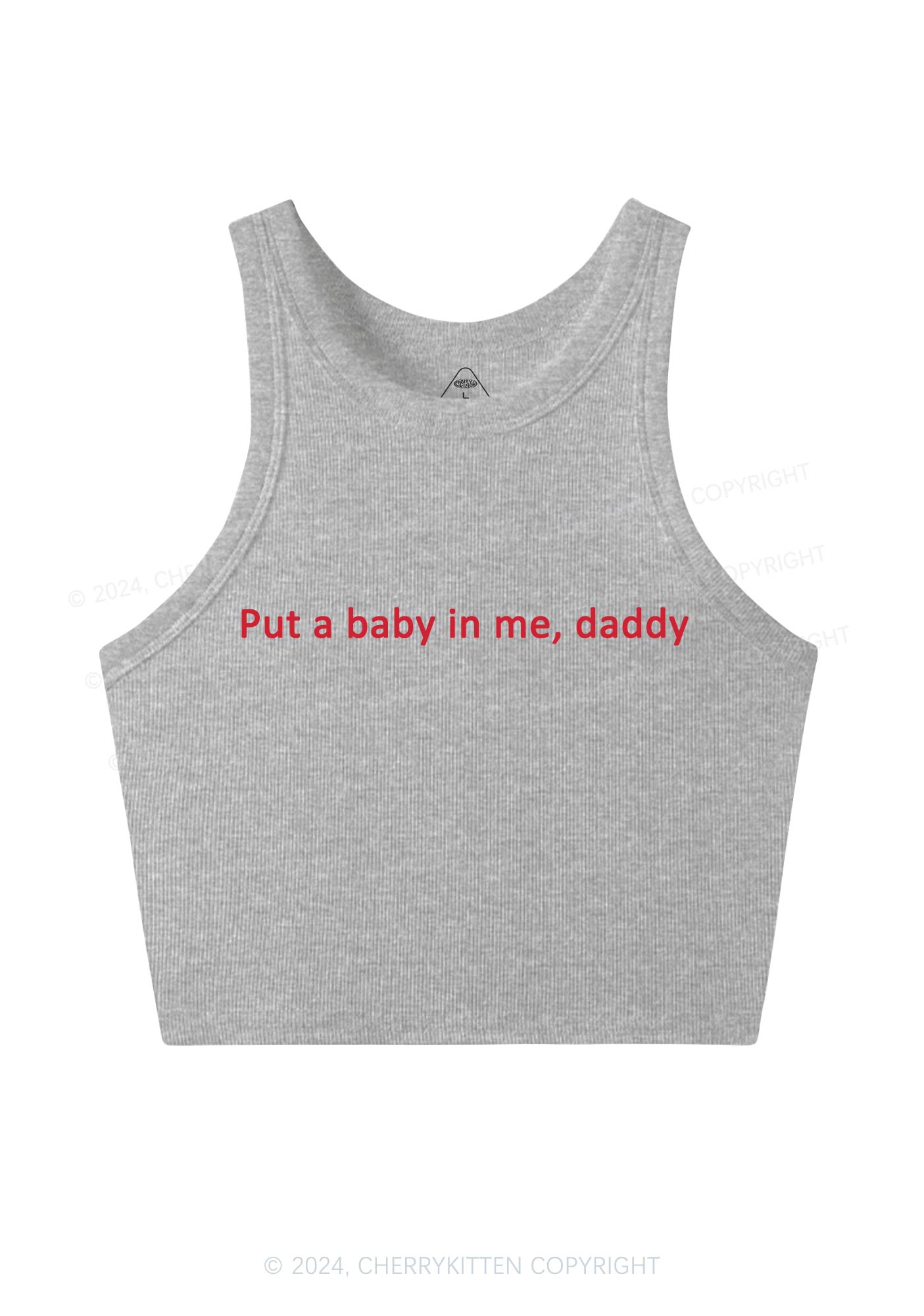 Put Baby In Me Y2K Crop Tank Top Cherrykitten