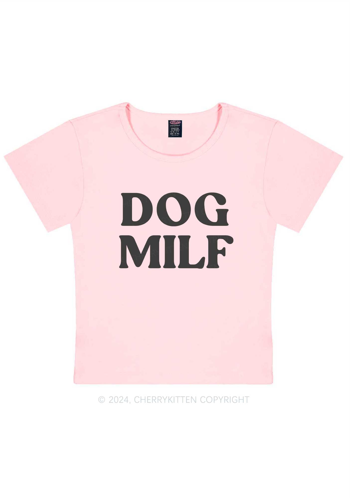 Dog Mxxf Y2K Baby Tee Cherrykitten