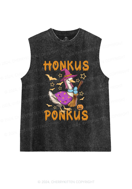 Honkus Ponkus Halloween Y2K Washed Tank Cherrykitten