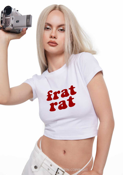 Frat Rat Y2K Baby Tee Cherrykitten