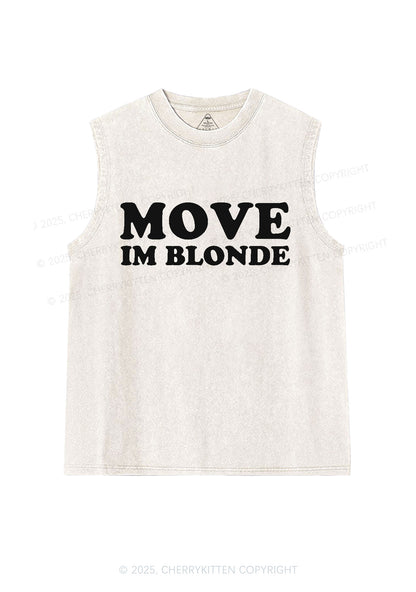 Move Im Blonde Y2K Washed Tank Cherrykitten