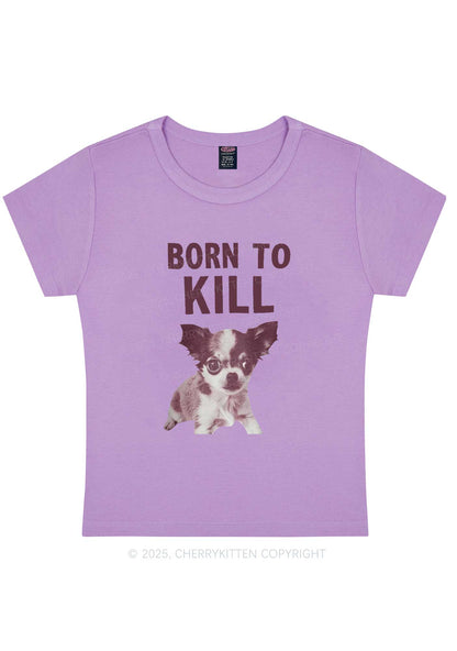 Born To Kill Y2K Baby Tee Cherrykitten