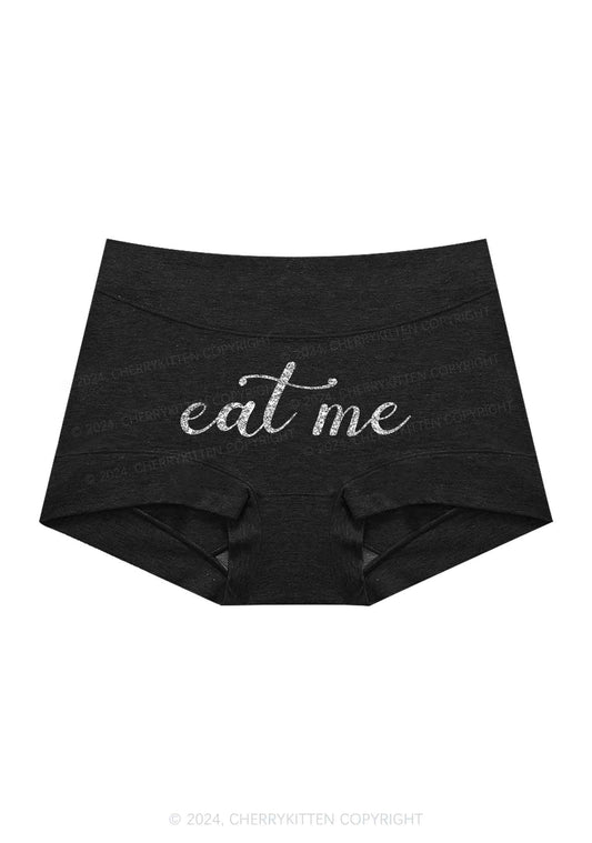 Glitter Eat Me Y2K Mid Rise Waist Boyshort Cherrykitten