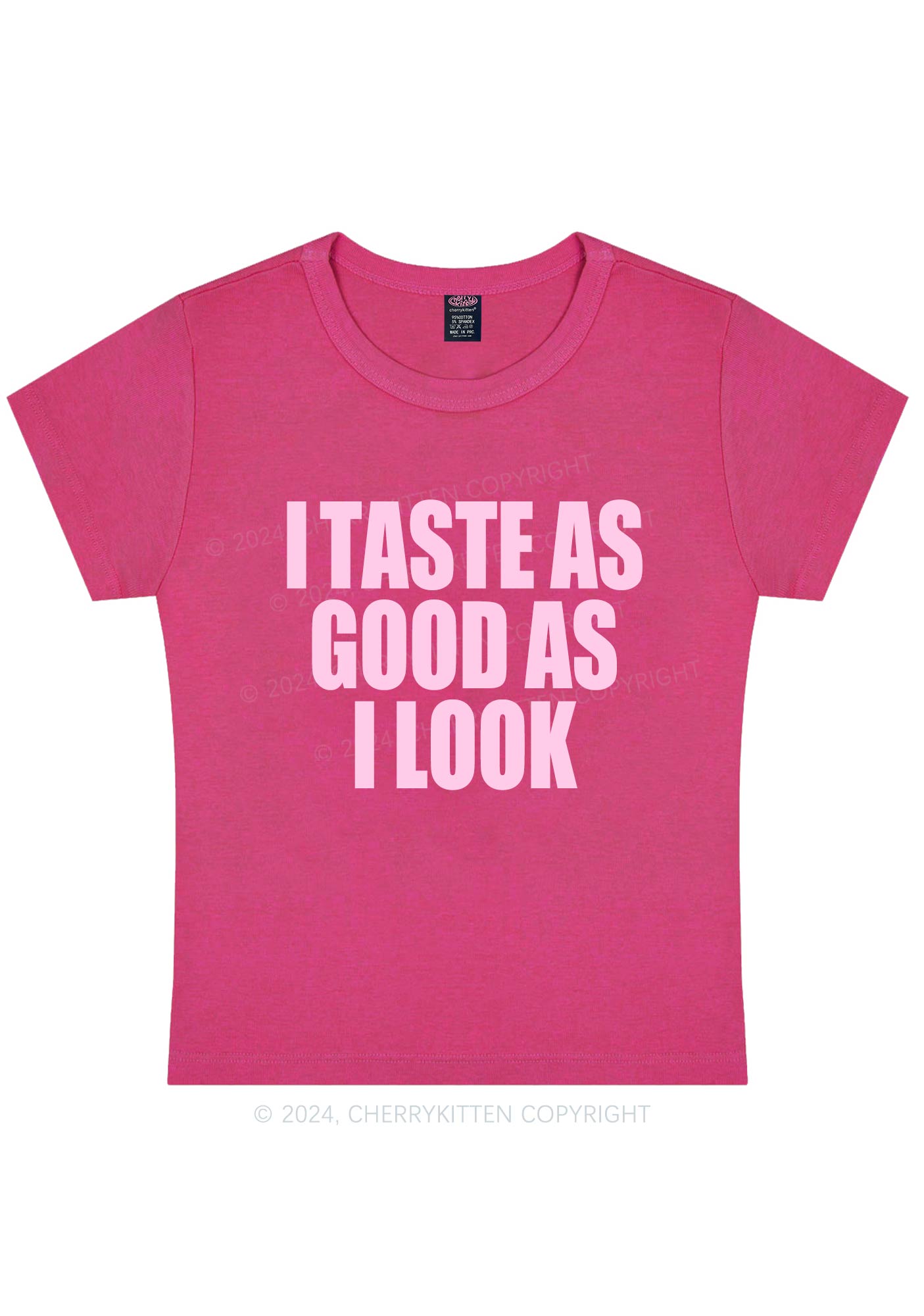 Taste Good Y2K Baby Tee Cherrykitten