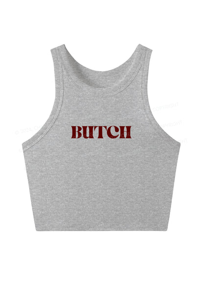 Butch Y2K Crop Tank Top Cherrykitten