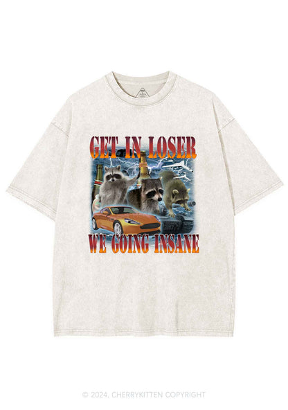 We Going Insane Y2K Washed Tee Cherrykitten