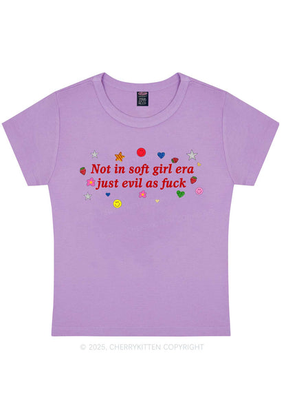 Not In Soft Girl Era Y2K Baby Tee Cherrykitten