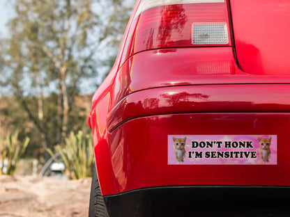 I'm Sensitive Y2K Car Bumper Magnet Cherrykitten