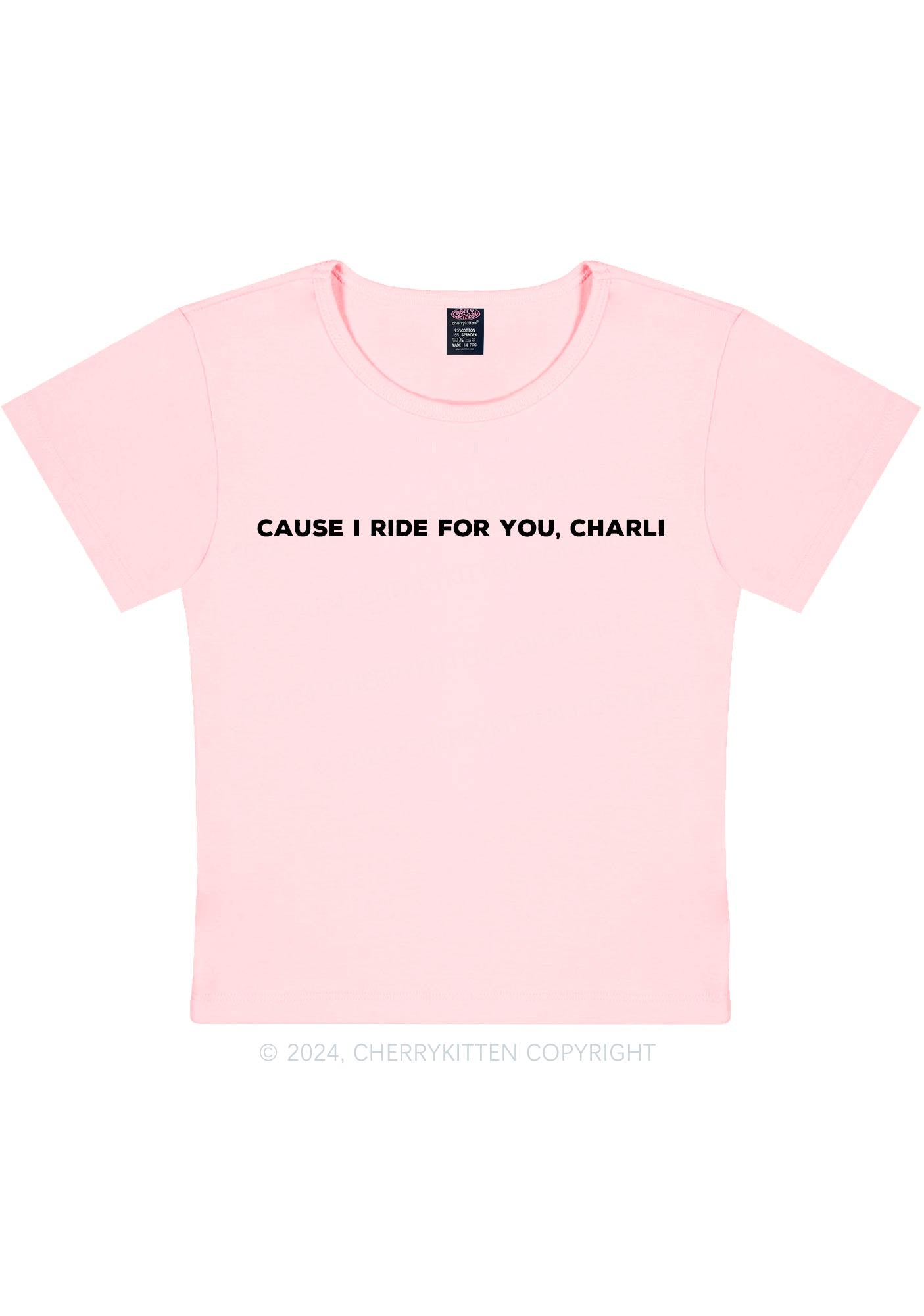 Ride For You Y2K Baby Tee Cherrykitten