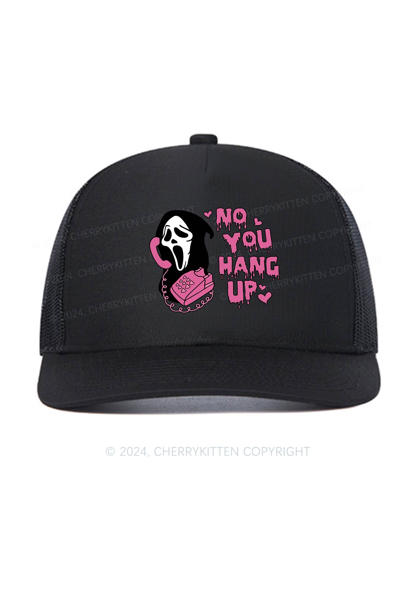 Halloween No You Hang Up Y2K Trucker Mesh Hat Cherrykitten