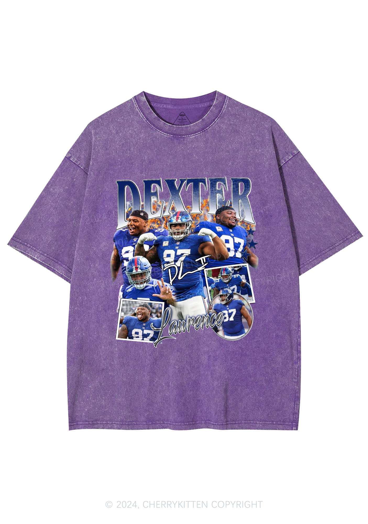 DL Giants Y2K Super Bowl Washed Tee Cherrykitten