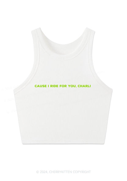 Ride For You Y2K Crop Tank Top Cherrykitten