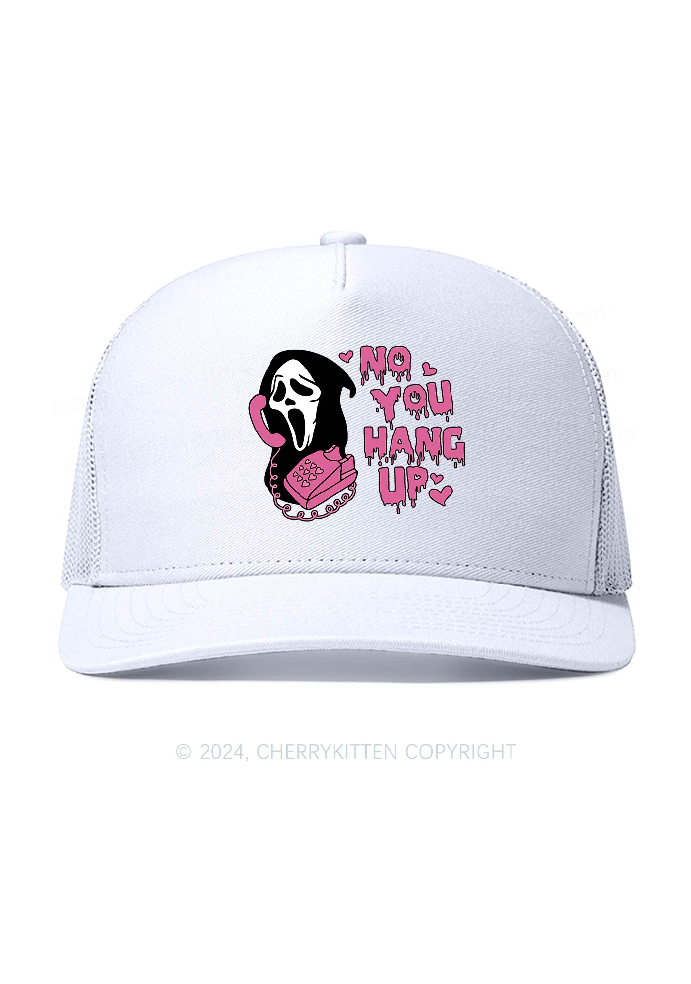 Halloween No You Hang Up Y2K Trucker Mesh Hat Cherrykitten