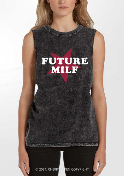 Future Mxxf Y2K Washed Tank Cherrykitten