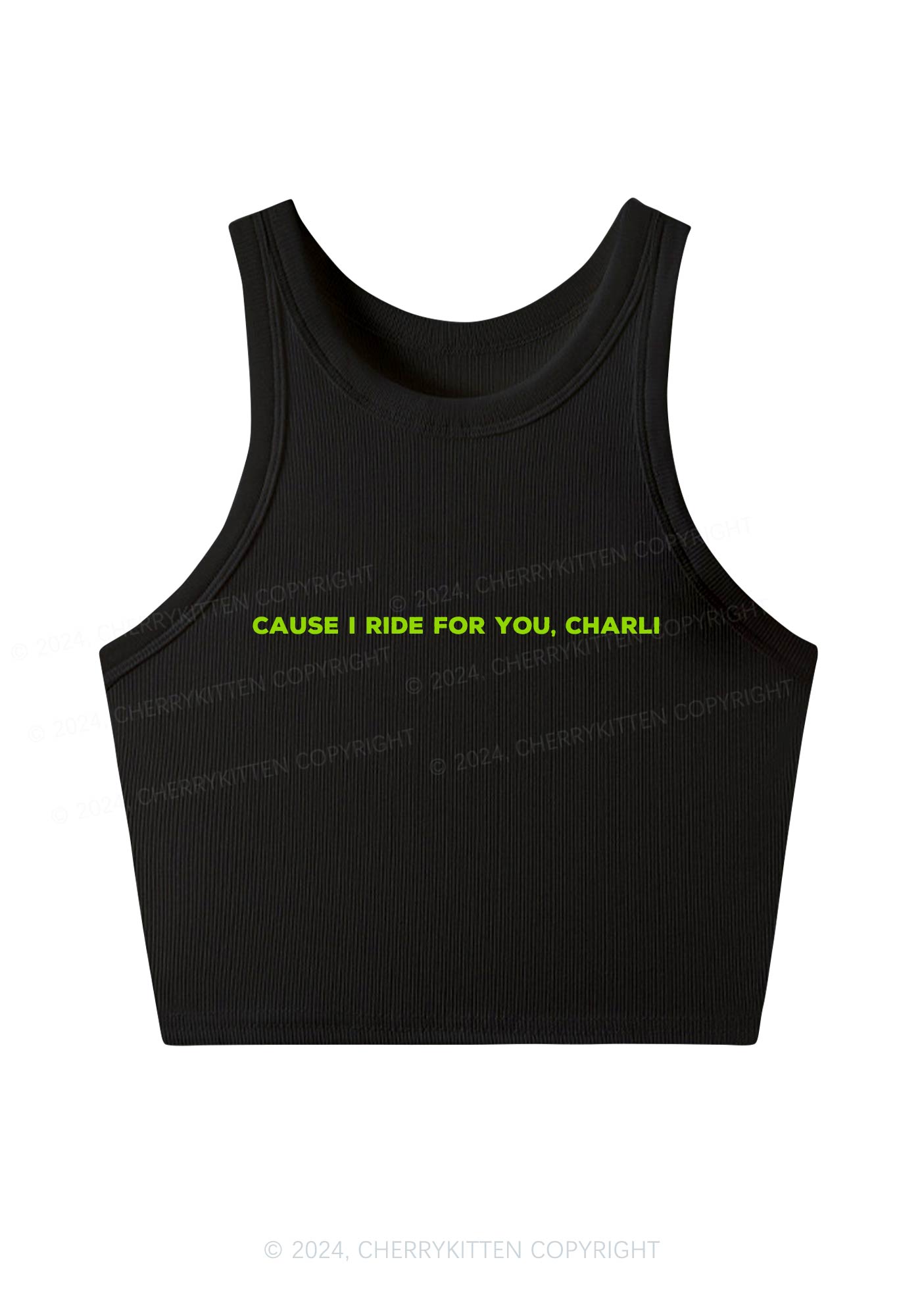 Ride For You Y2K Crop Tank Top Cherrykitten