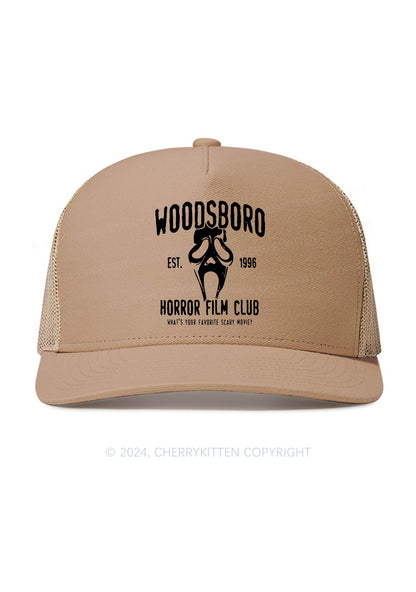 Horror Film Club Halloween Y2K Trucker Mesh Hat Cherrykitten