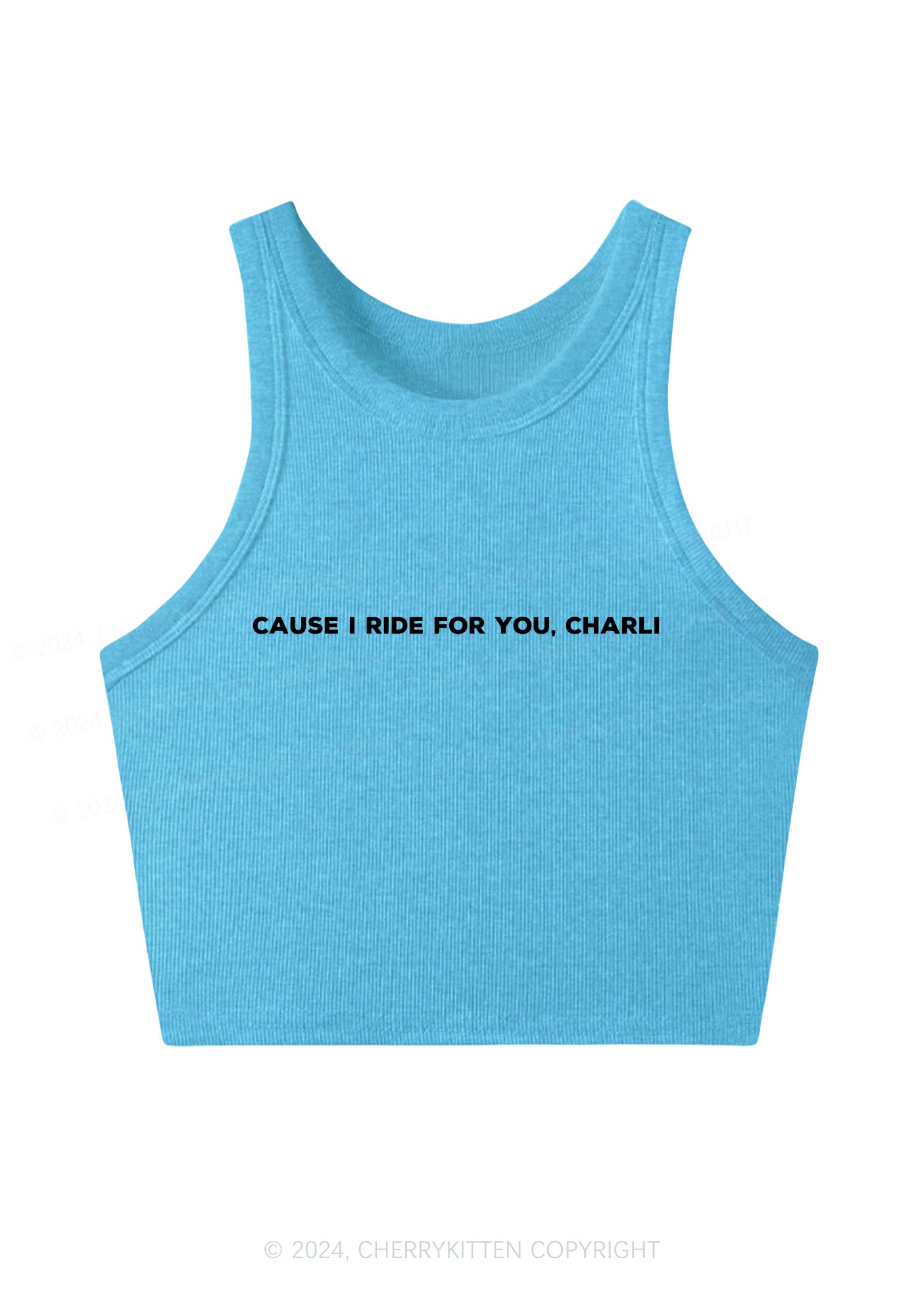 Ride For You Y2K Crop Tank Top Cherrykitten