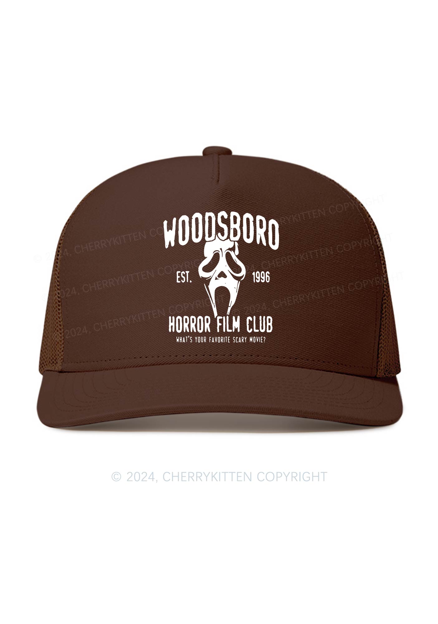 Horror Film Club Halloween Y2K Trucker Mesh Hat Cherrykitten