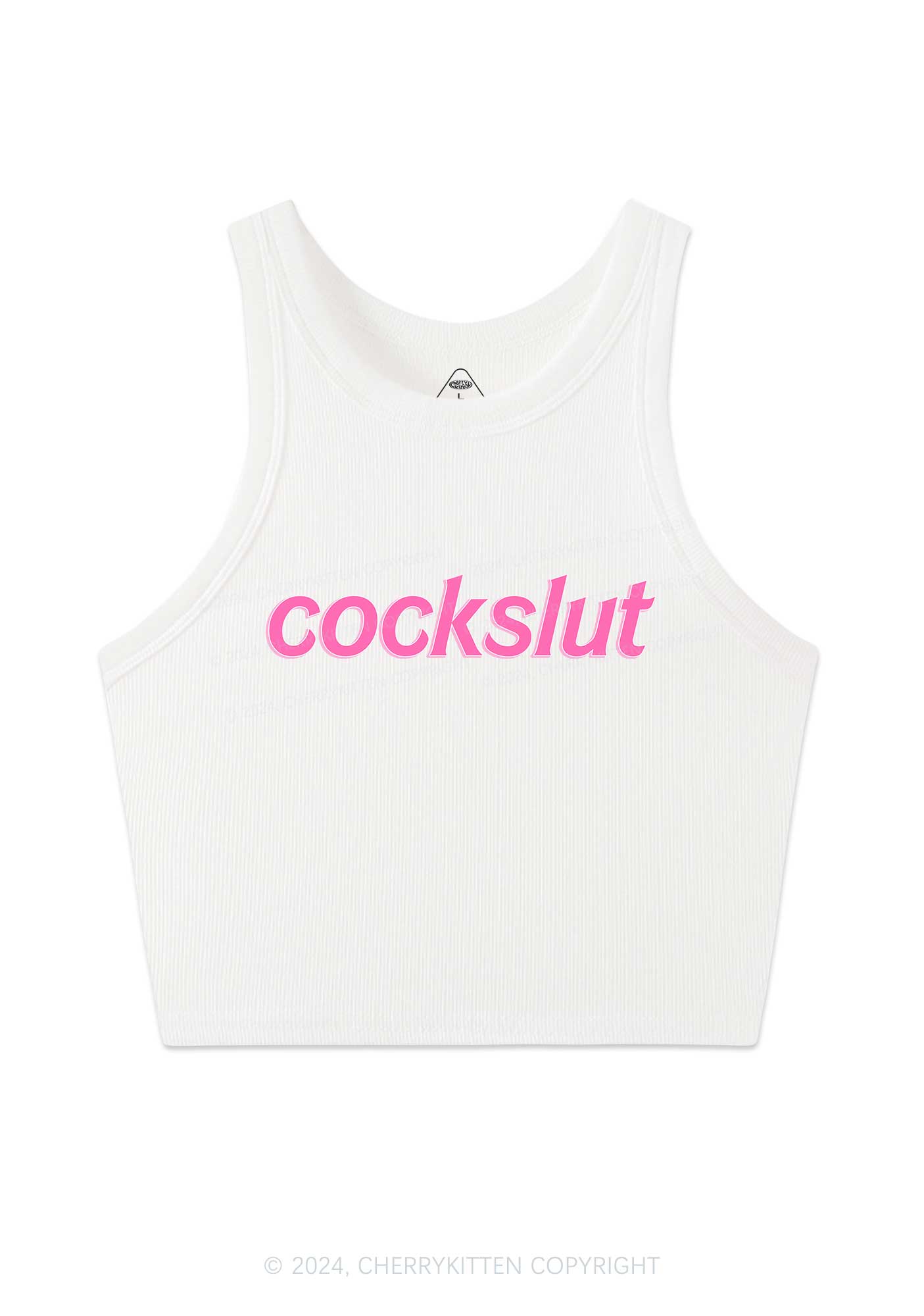 Cockslxt Y2K Crop Tank Top Cherrykitten