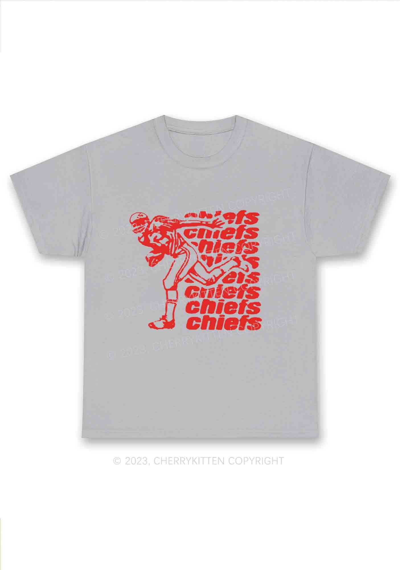 Chiefs Super Bowl Y2K Chunky Shirt Cherrykitten