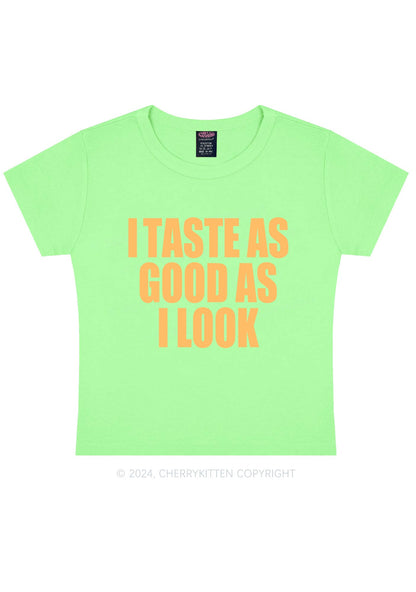 Taste Good Y2K Baby Tee Cherrykitten