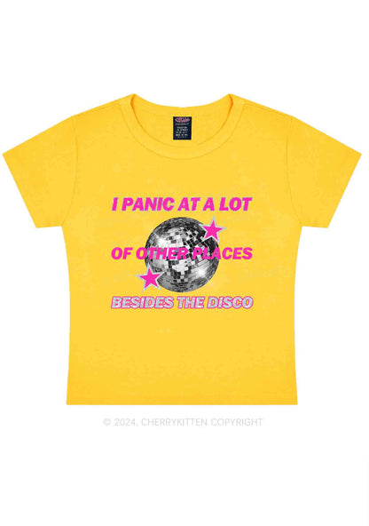 Panic Besides The Disco Y2K Baby Tee Cherrykitten