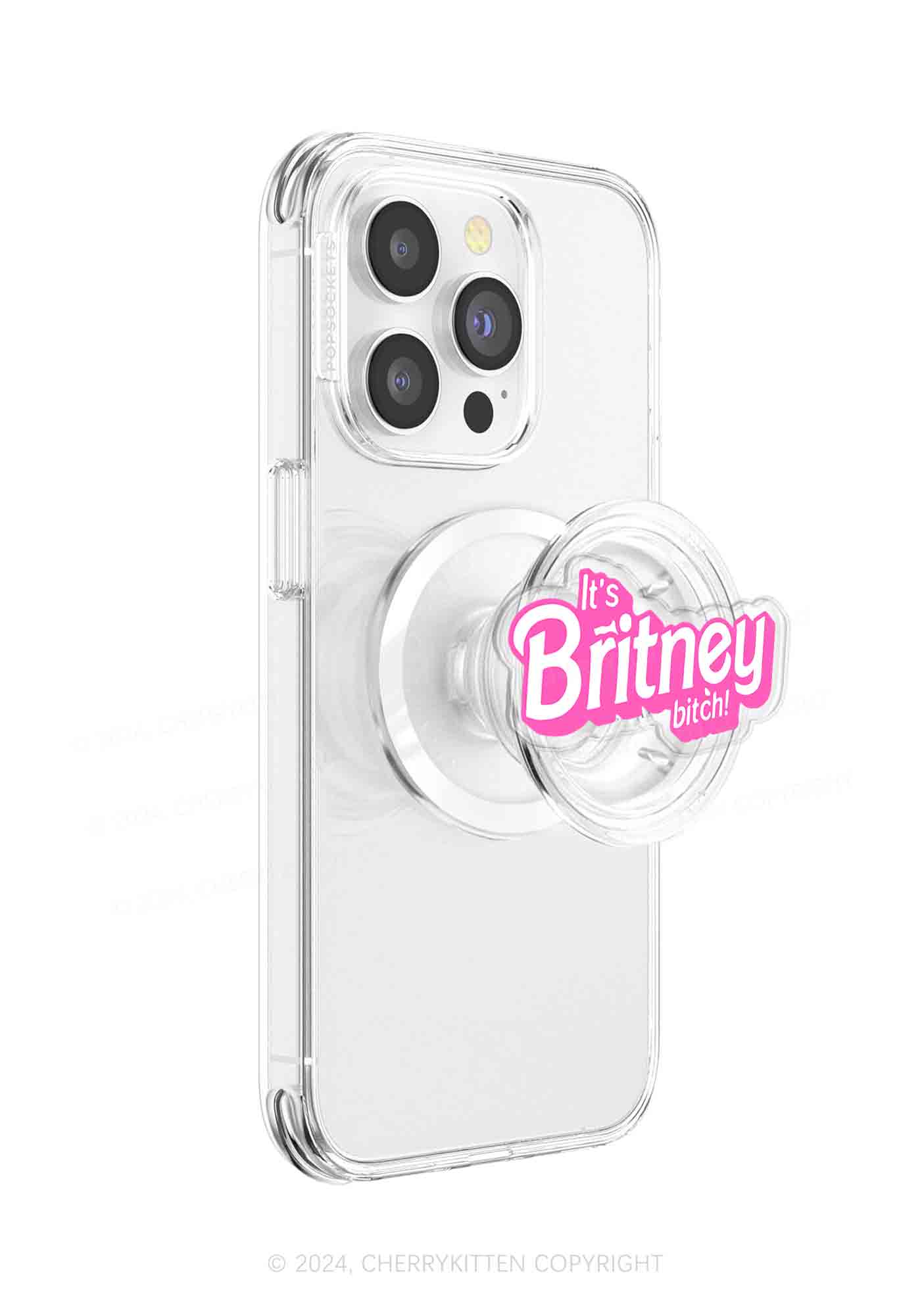 It's Britney Bixch Y2K Magnetic Phone Grip Holder Cherrykitten