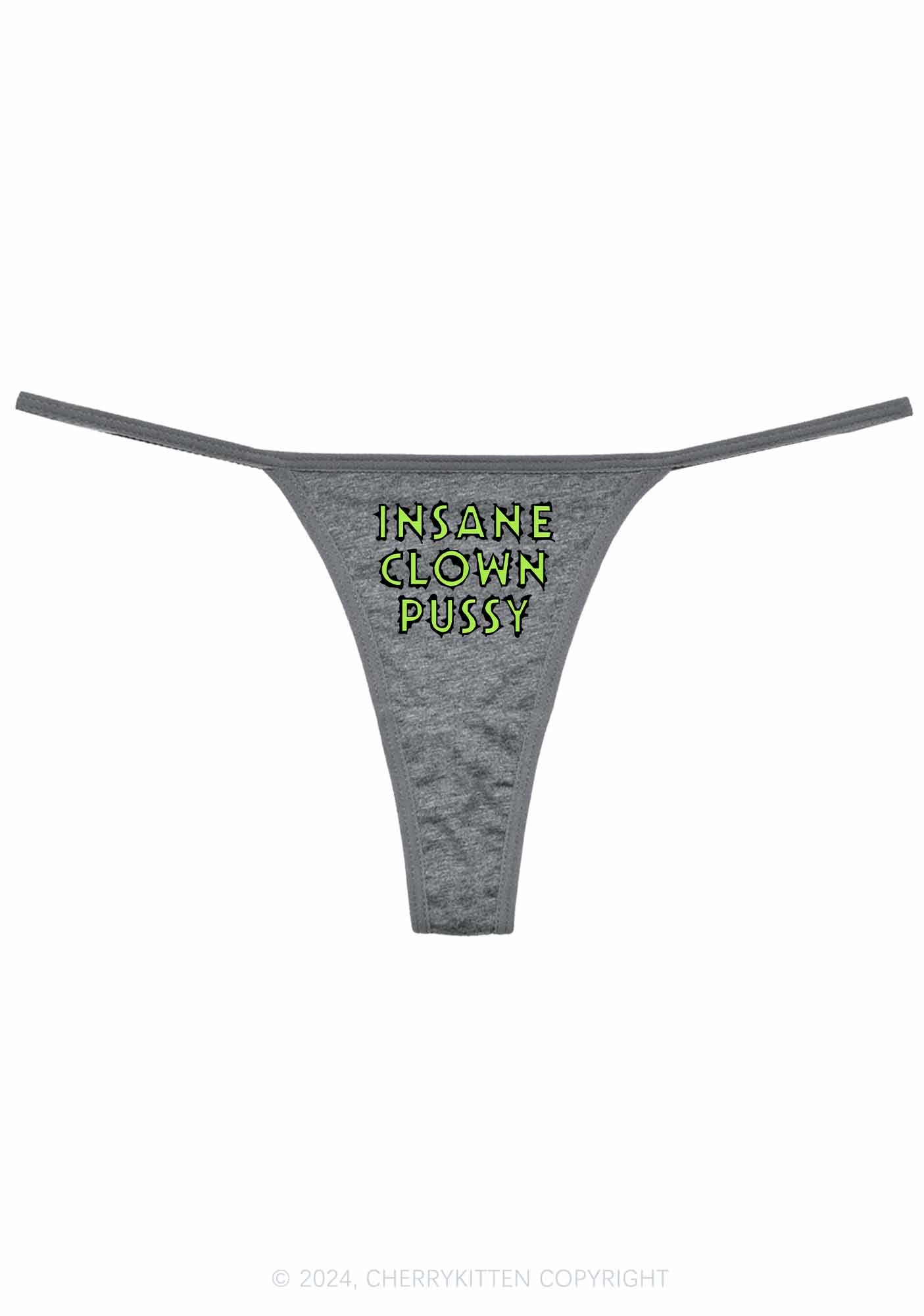 Insane Clown Puxxy Y2K Flat String Thong Cherrykitten