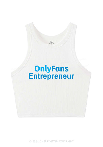 Only Fans Entrepreneur Y2K Crop Tank Top Cherrykitten