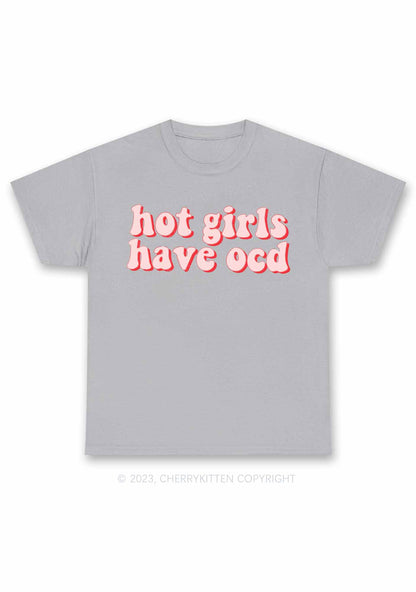 Hot Girls Have OCD Y2K Chunky Shirt Cherrykitten