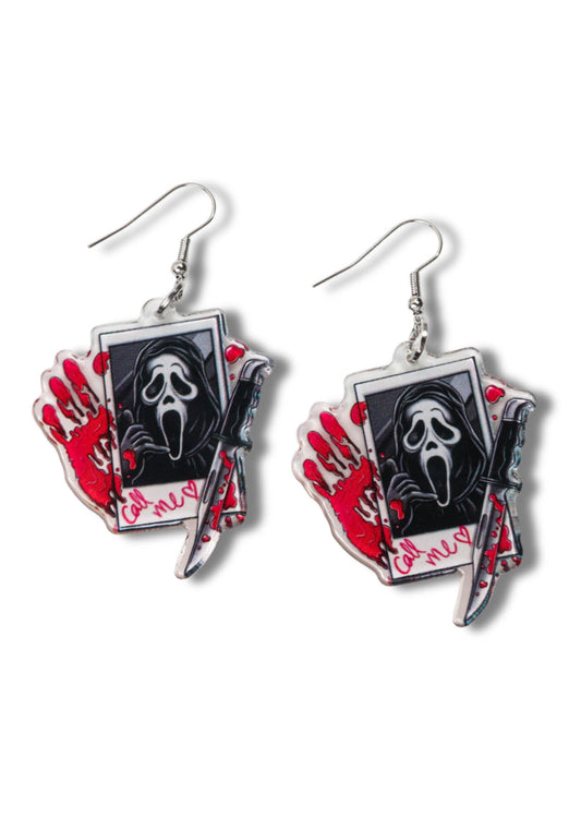 Halloween Call Me Y2K Earrings Cherrykitten