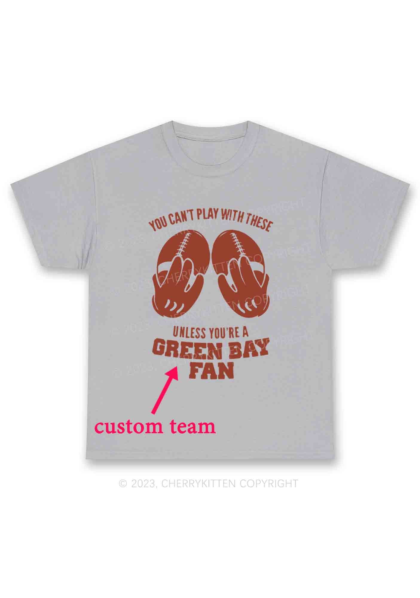 Custom Team Fan Super Bowl Y2K Chunky Shirt Cherrykitten