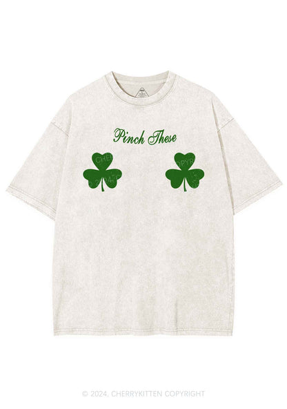 Pinch These St Patricks Y2K Washed Tee Cherrykitten