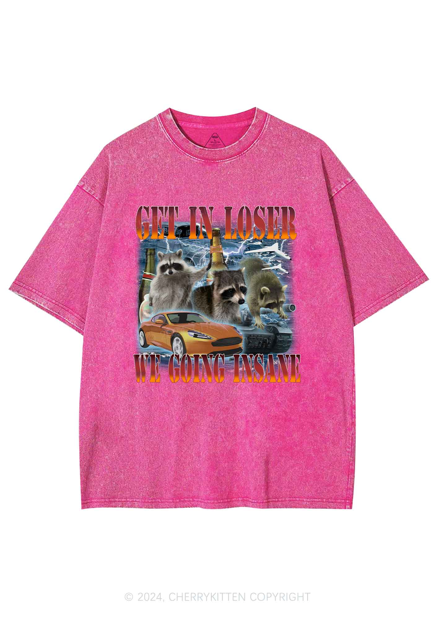 We Going Insane Y2K Washed Tee Cherrykitten