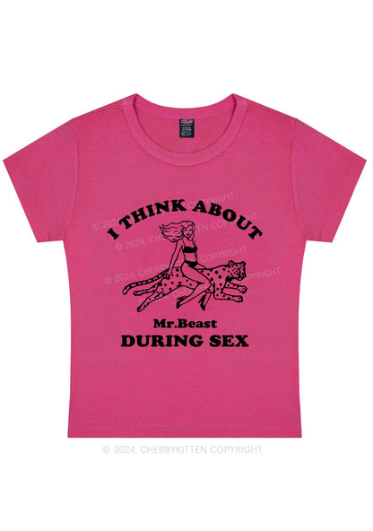 Think About During Sx Y2K Baby Tee Cherrykitten