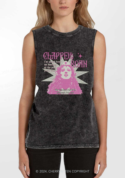 Keep On Dancing Y2K Washed Tank Cherrykitten