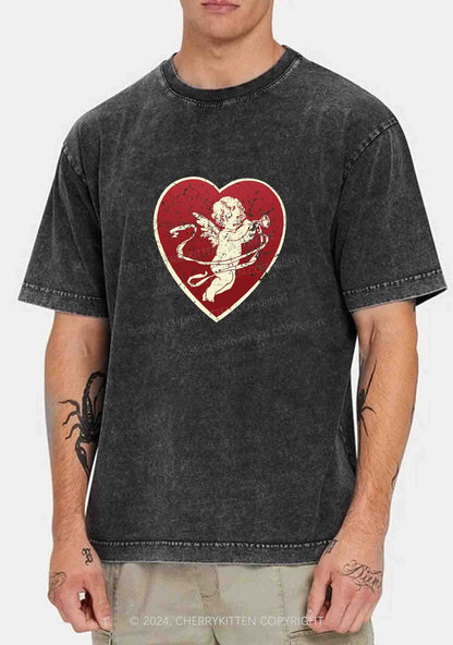 Trumpet Cupid Y2K Washed Tee Cherrykitten