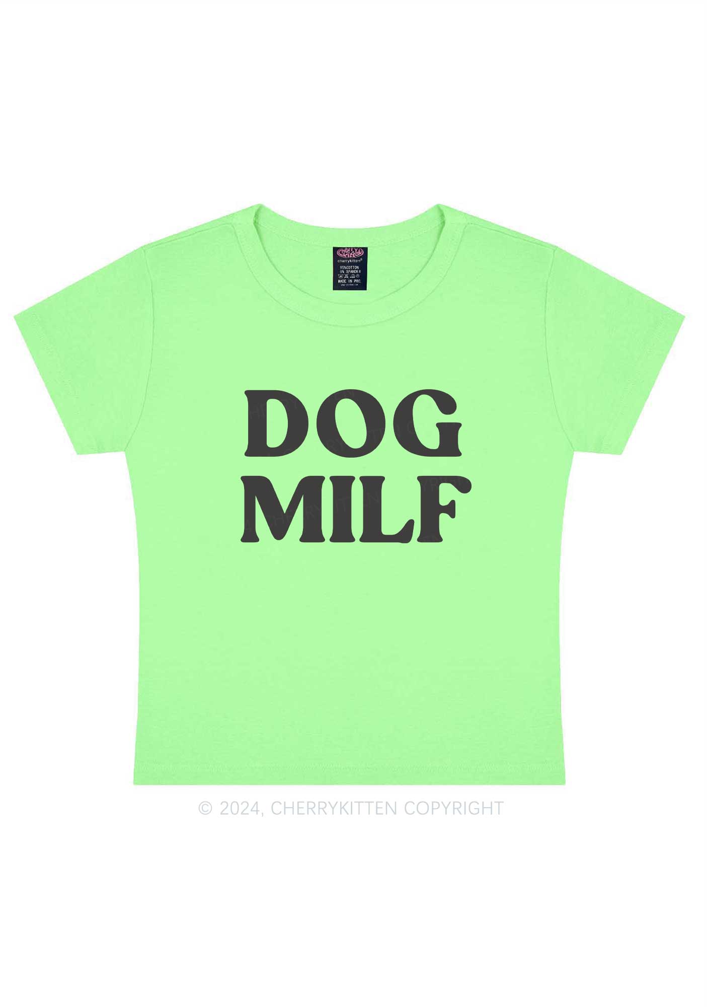 Dog Mxxf Y2K Baby Tee Cherrykitten