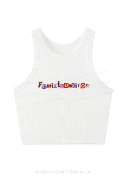 Femininomenon Crop Tank Top Cherrykitten