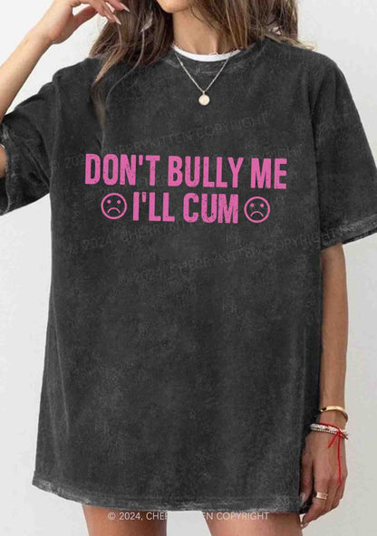 Don't Bully Me Y2K Washed Tee Cherrykitten