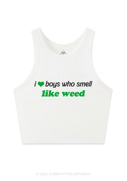 Boys Smell Like Wxxd Y2K Crop Tank Top Cherrykitten