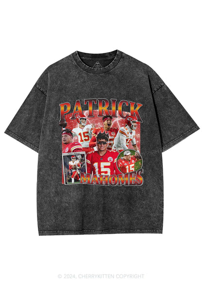 Vintage Patrick Y2K Super Bowl Washed Tee Cherrykitten