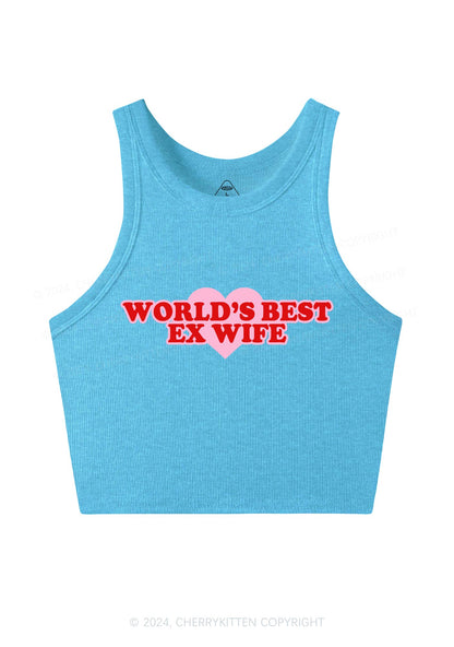 Best Ex Wife Y2K Crop Tank Top Cherrykitten