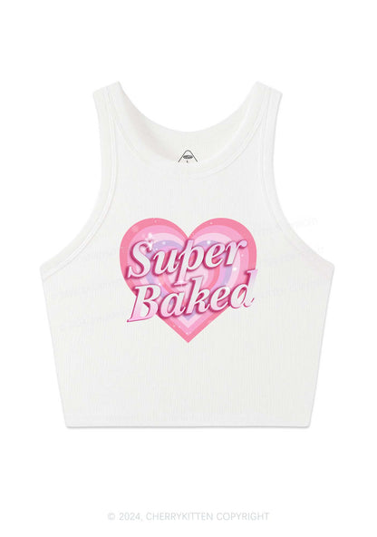 Super Baked Y2K Crop Tank Top Cherrykitten