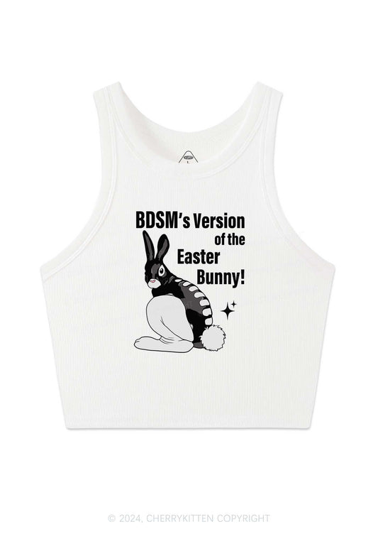 Easter Bunny Y2K Crop Tank Top Cherrykitten